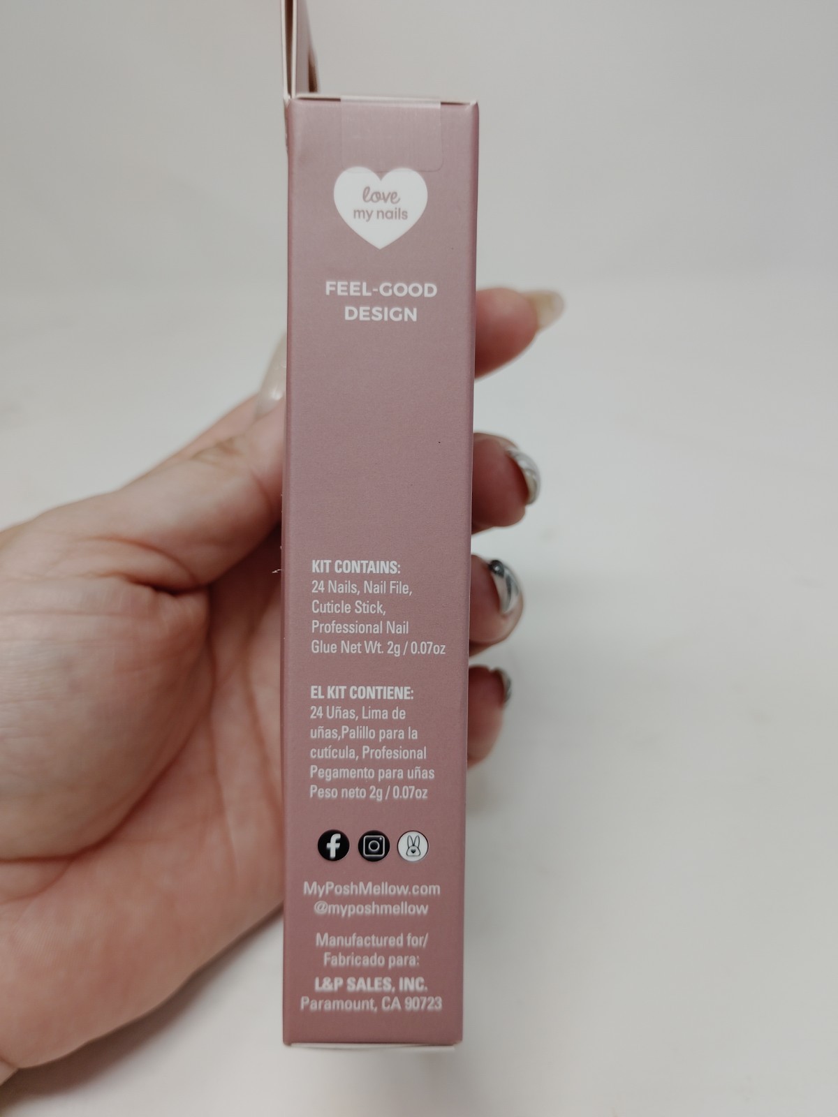 Poshmellow Black French Allure Polished French Press On Nails – French Forever