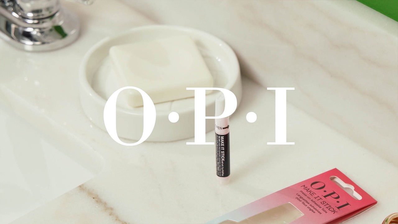 OPI Nail Adhesive Glue & Press-On Tabs, 120 Count | Up to 14 Days Wear | Vegan
