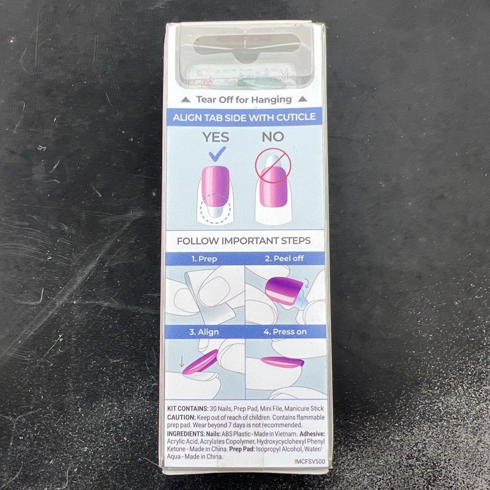KISS imPRESS Color FX, – No Glue Mani, Peel & Press – IMCF24 UPGRADE