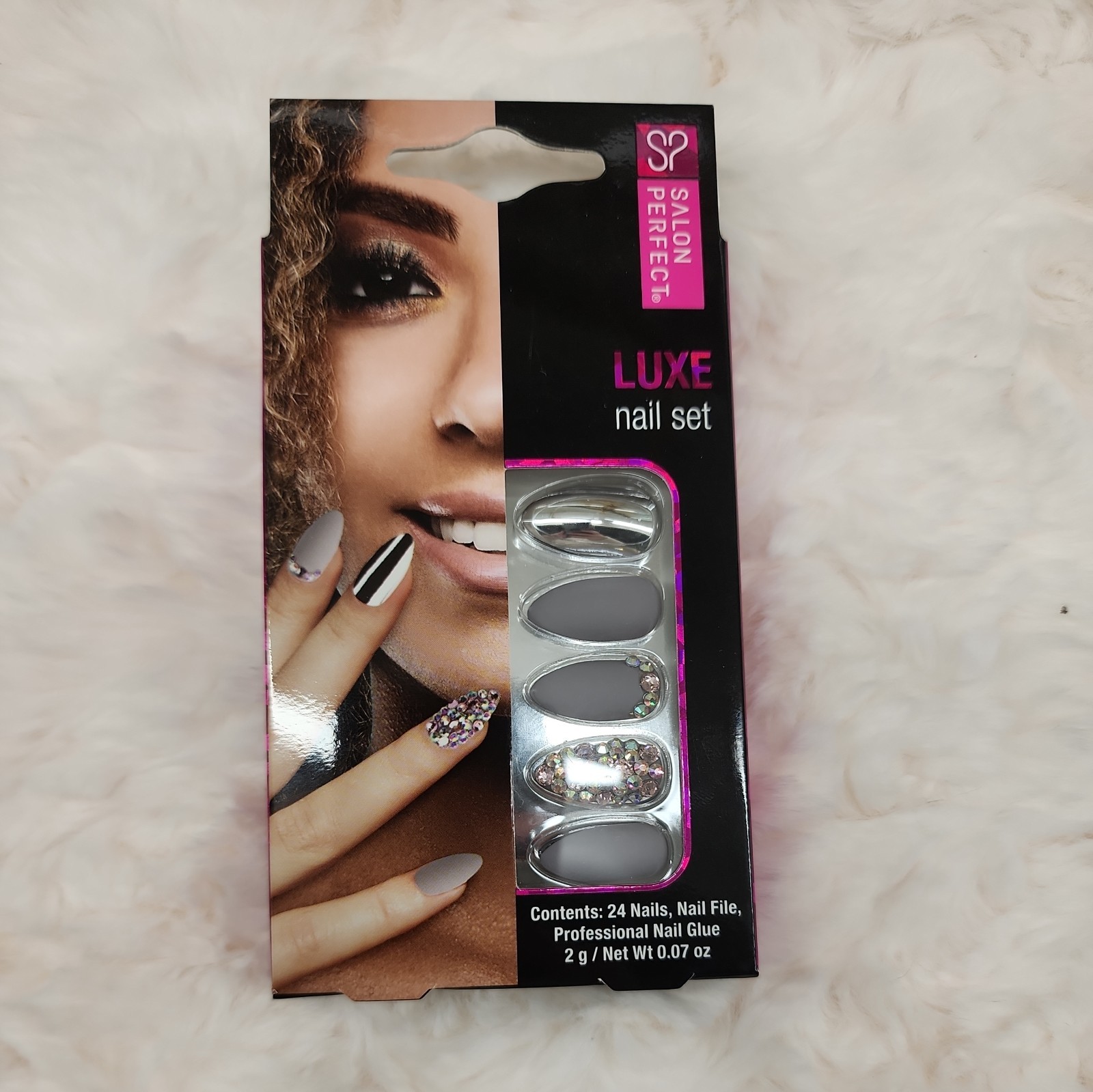 Salon Perfect Artificial Nails Luxe Nail Set 1 Pack 24