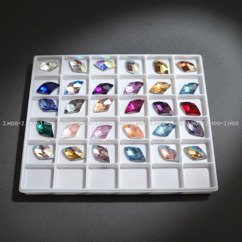 Swarovski 2709 Rhombus Flat Back 10*6mm(2pcs)