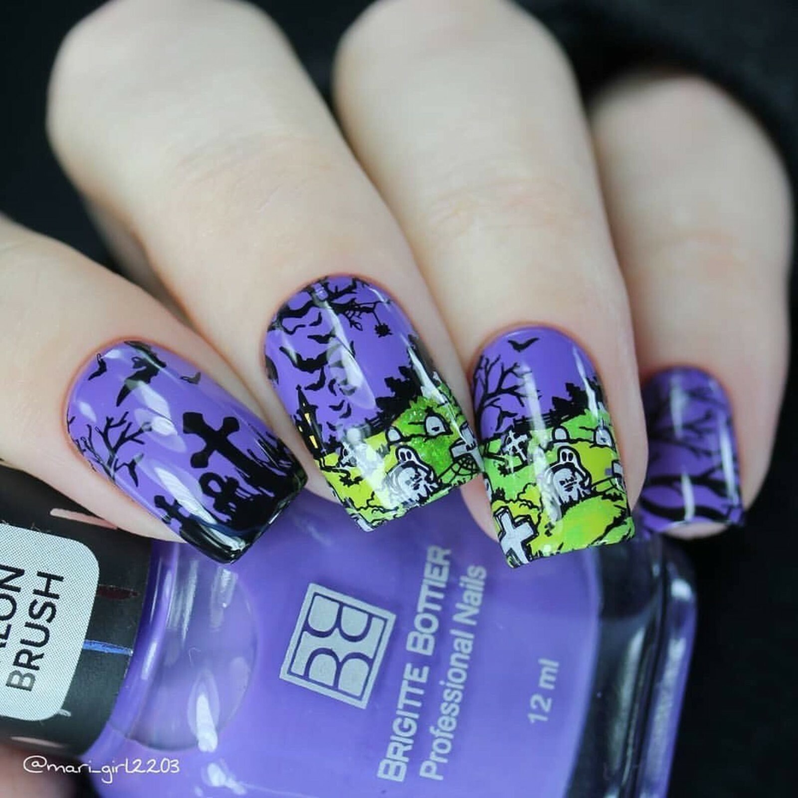 B054 Haul ‘r Win Stamping Plate For Stamped Nail Art Design