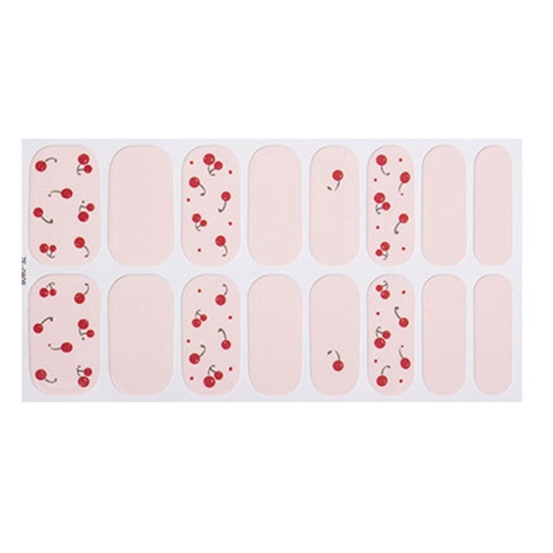 French Tip Nail Stickers Glittering Gels Nail Stickers Flowers Gels Nail Strips