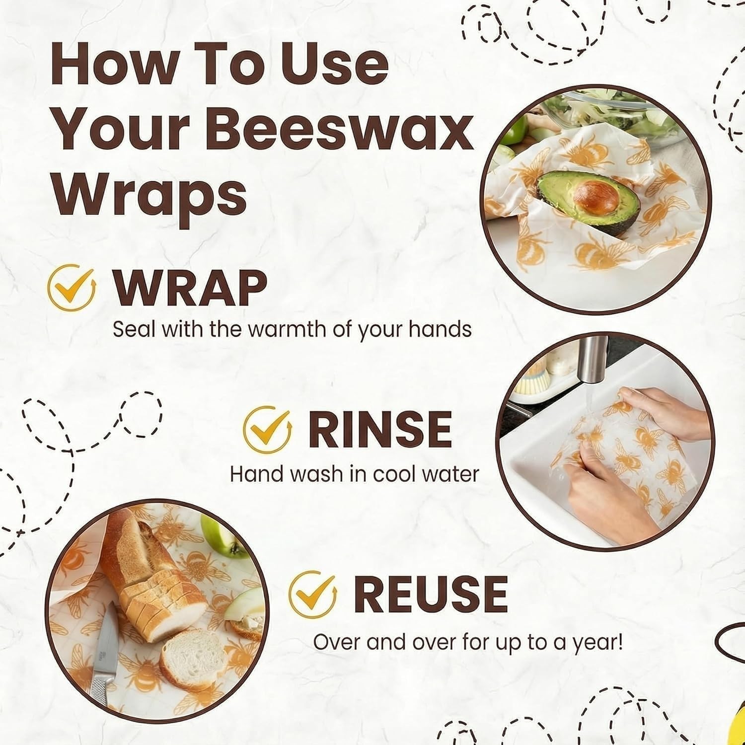 Beeswax Wrap Roll XXL 14×55 inch Reusable Food Storage Cut to Size Eco