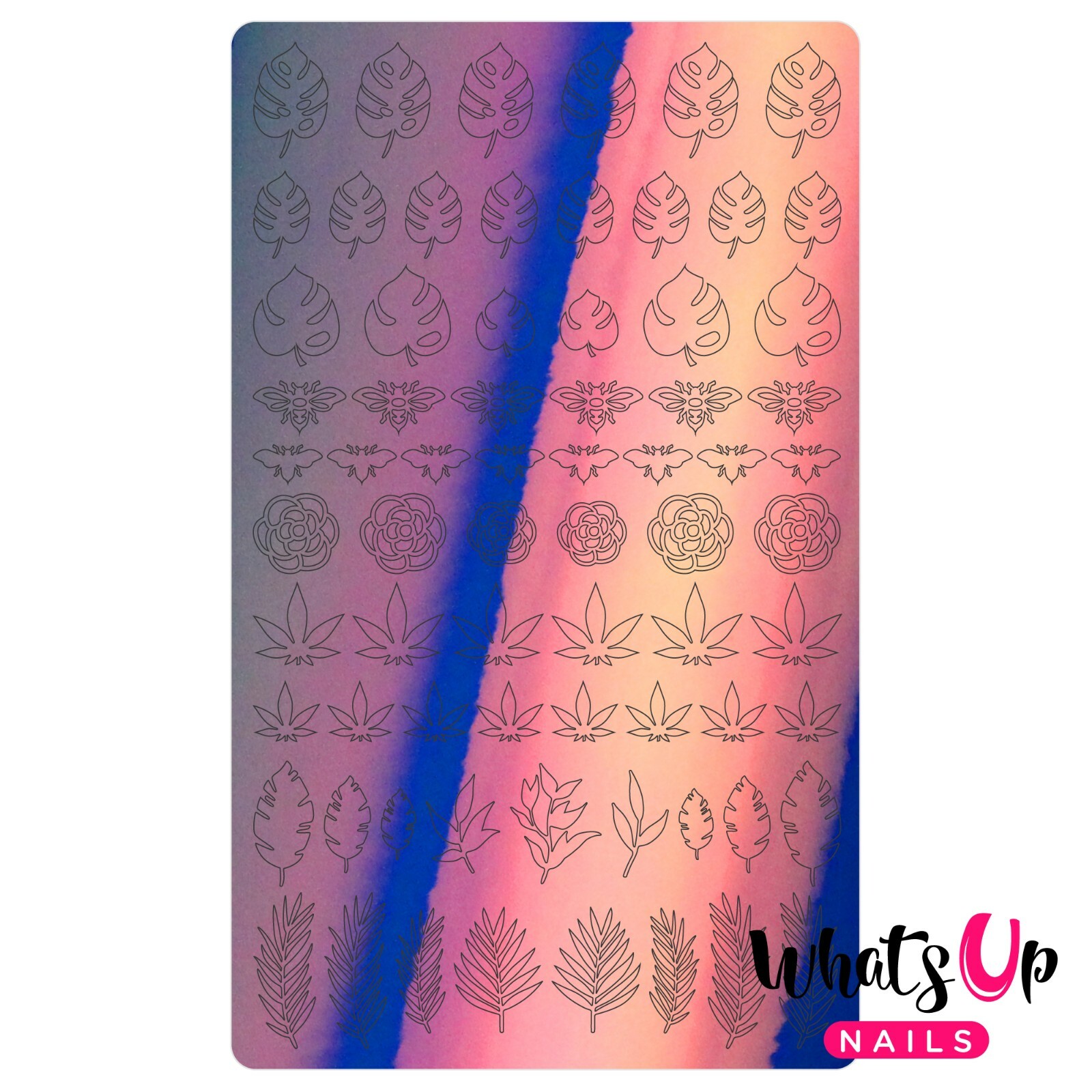 Whats Up Nails Botanical Garden Stickers (Purple) – Daily Charme Collaboration