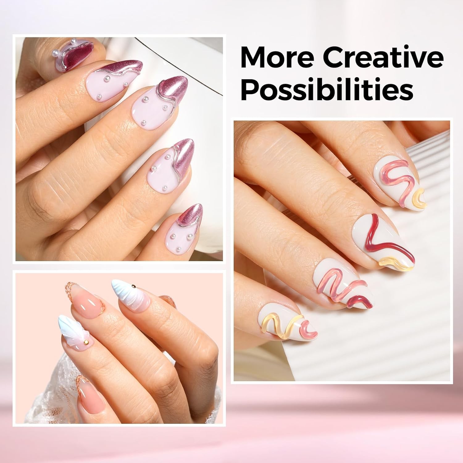 UV LED Nail Art Glue Gel 15ml Non-Leak Non-Drip Tube