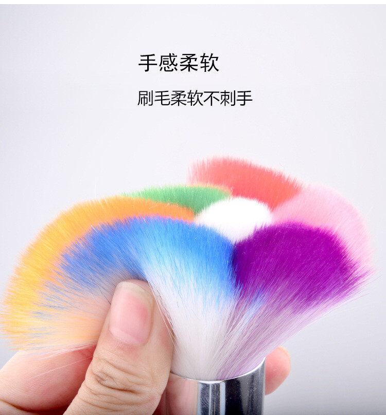 Nail Art Soft Dust Brush Glitter Remover File Dust Cleaning Brushes Accessories