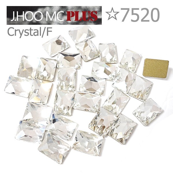 J.HOO Crystal 7520 Cosmic Flat Back Rhinestones 8×6mm Nail Art (10pcs)