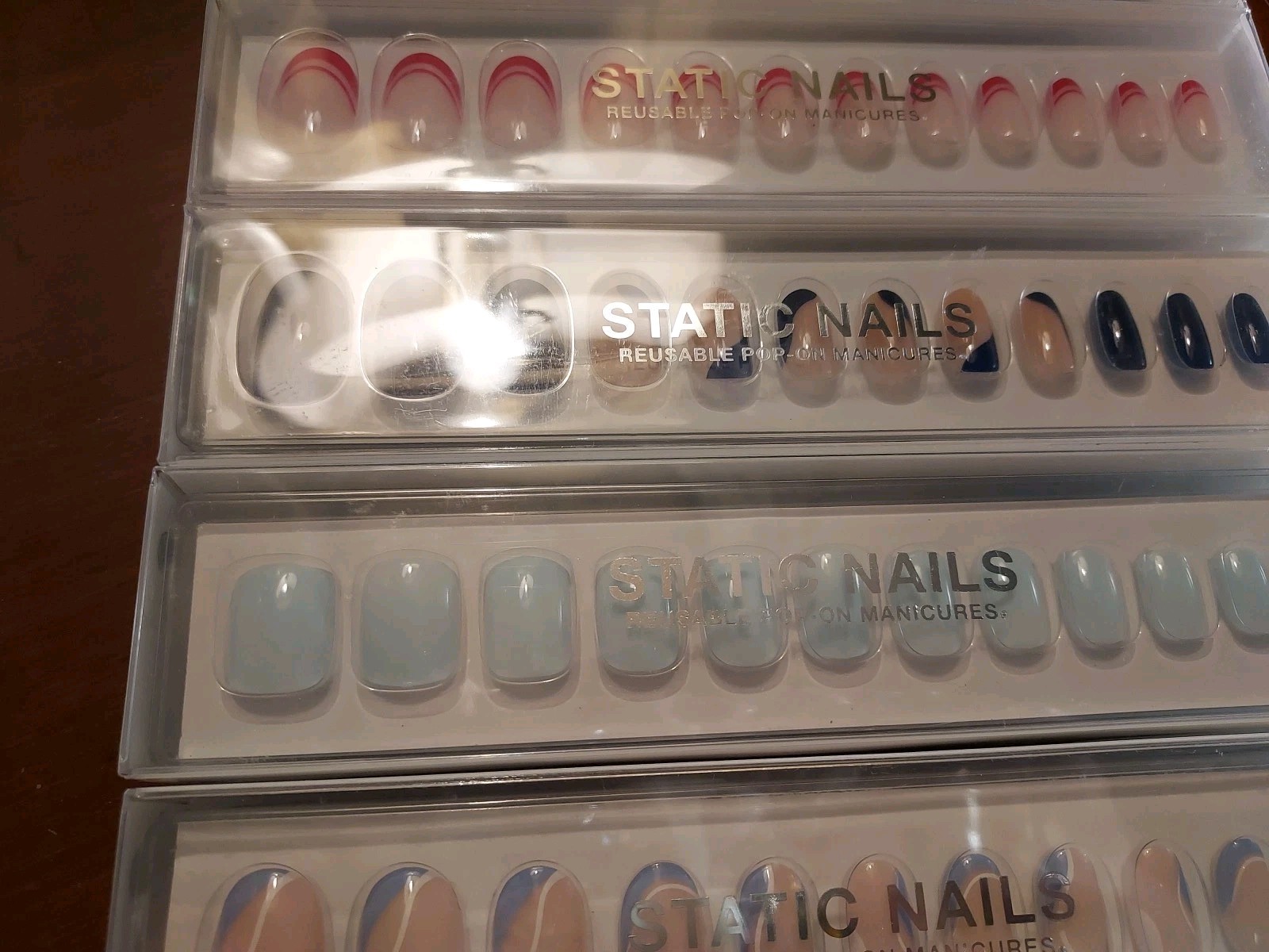 Static Nails Reusable Pop On Manicure -Pick Color- New in Box
