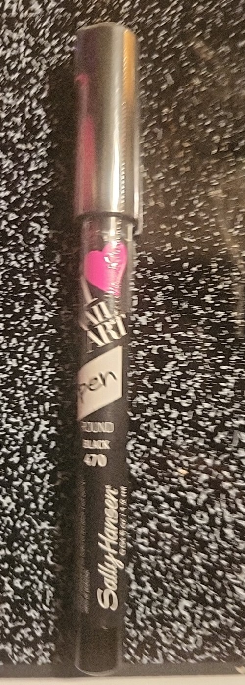 Sally Hansen I Heart Nail Art Pen # 470 Black Noir, Round
