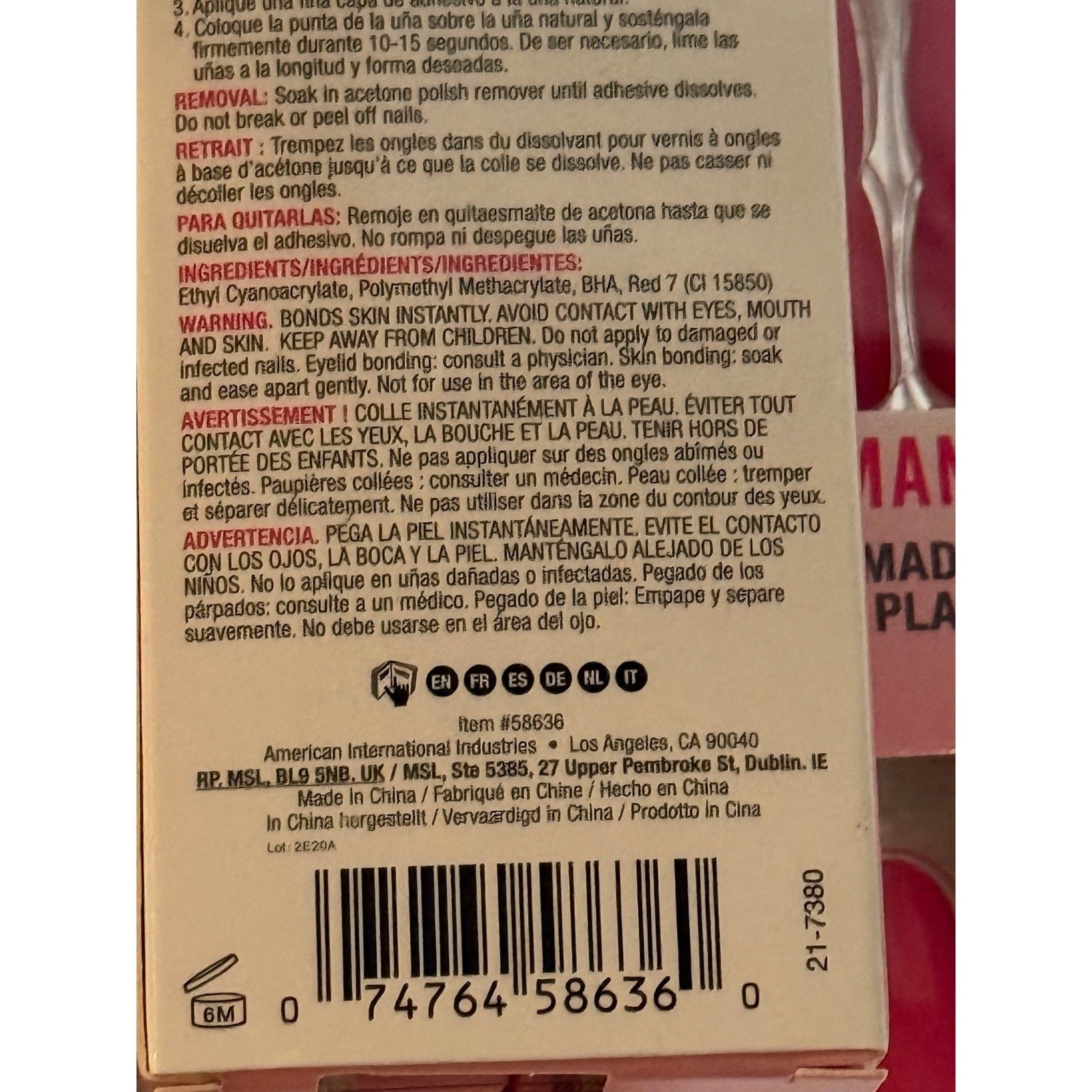 Ardell Nail Addict Eco Mani Nail Tips Poppy Pink Oval 30 Count 3 Pack 58636