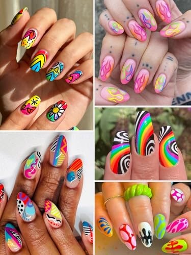 24 Colors Double-End Nail Art Pens for Painting Nails – Quick Dry