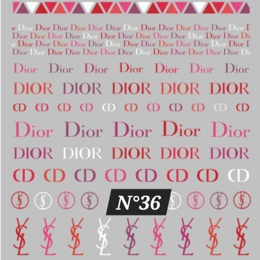 NWT NAIL ART DESIGN SELF-SEAL STICKERS SOLID REDS/PINKS N°36!