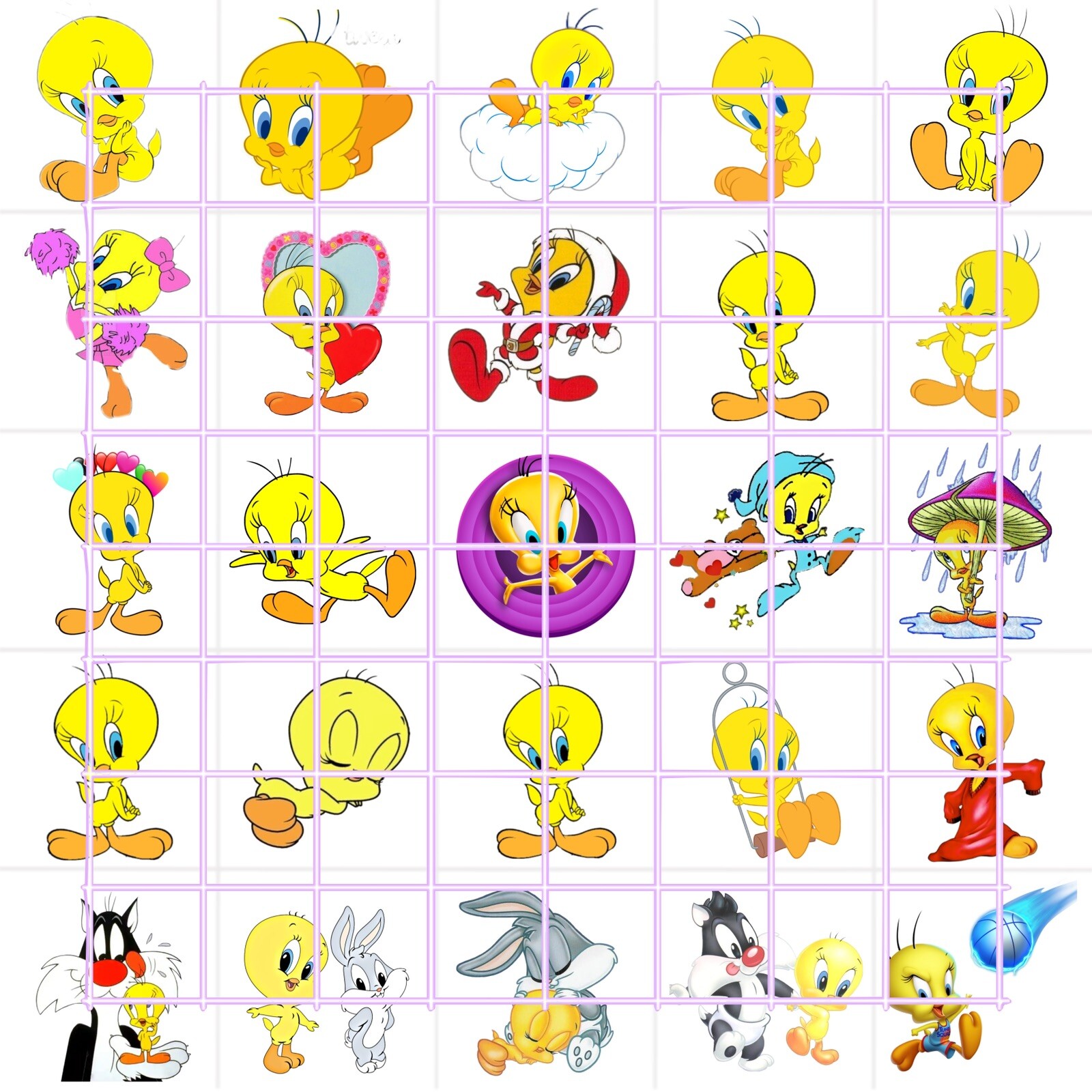 Tweety Bird Waterslide Nail Art Decals Set of 50 Instructions Included & Bonus