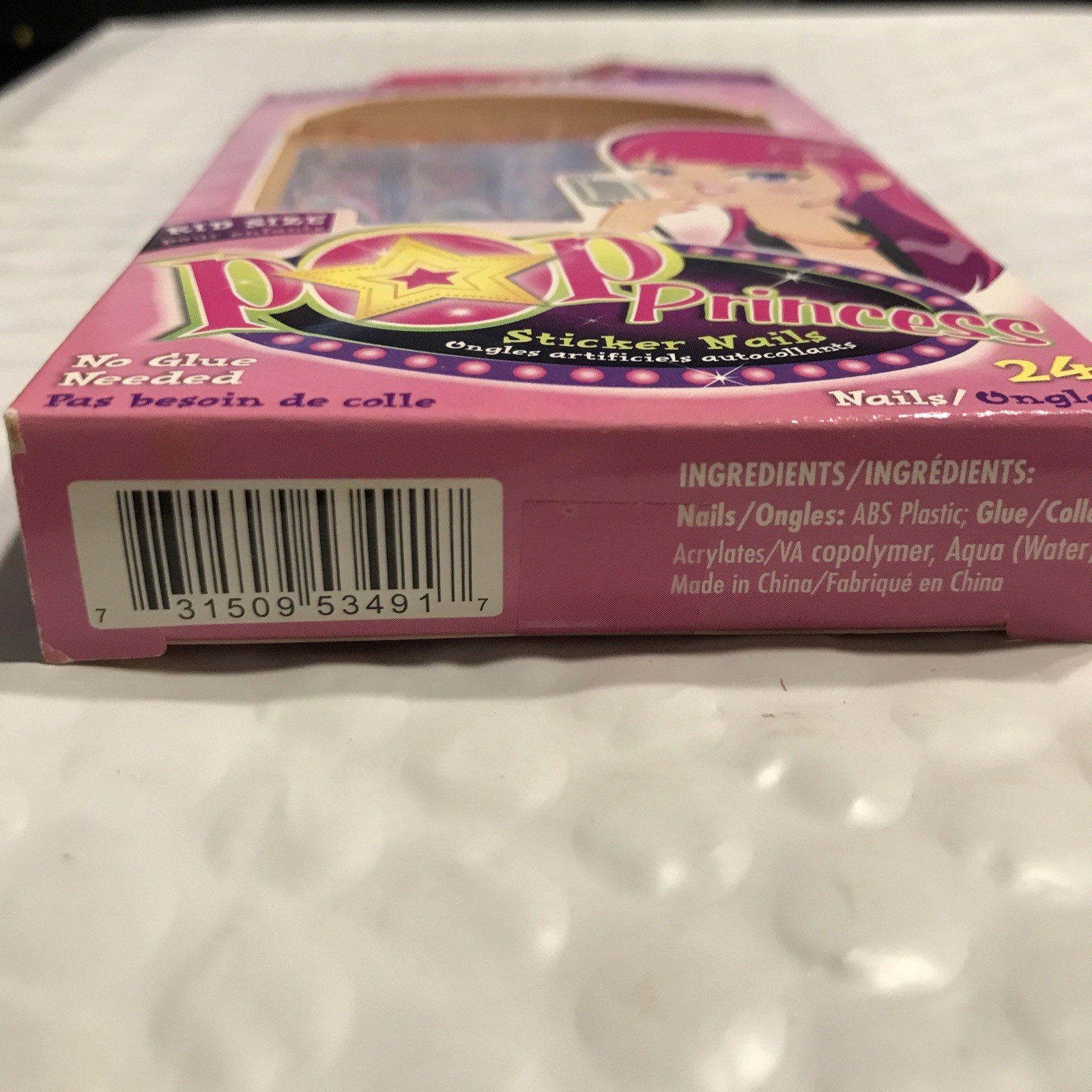 PINK by KISS Pop Princess 24 Sticker Nails 53491 PSP03 uns NIB