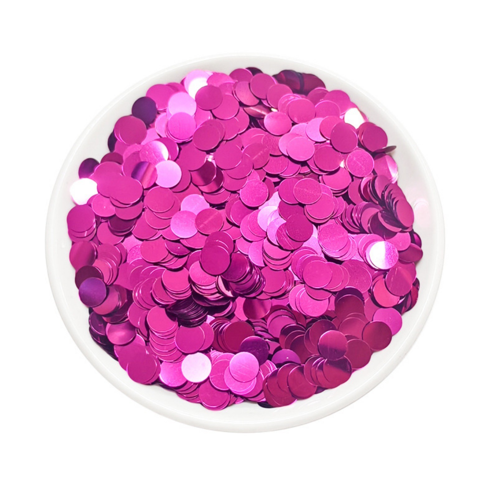 30/60gram Metallic Color Sequins Loose Flakes Round Dots 3-6mm Nail Art Tips