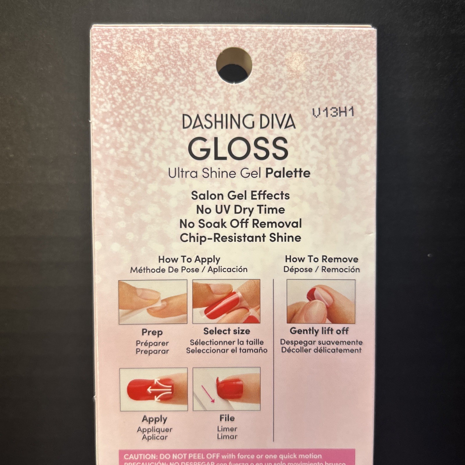 Dashing Diva Gloss 32 Gel Nail Strips Set/4 Pkgs NEW