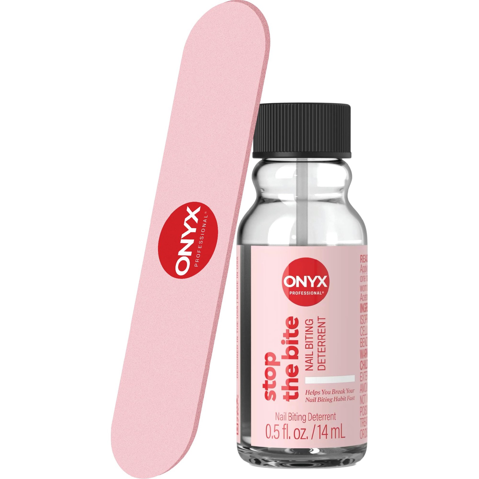 Onyx Professional Stop the Bite Nail Biting 0.5 Fl Oz (Pack of 1), Clear