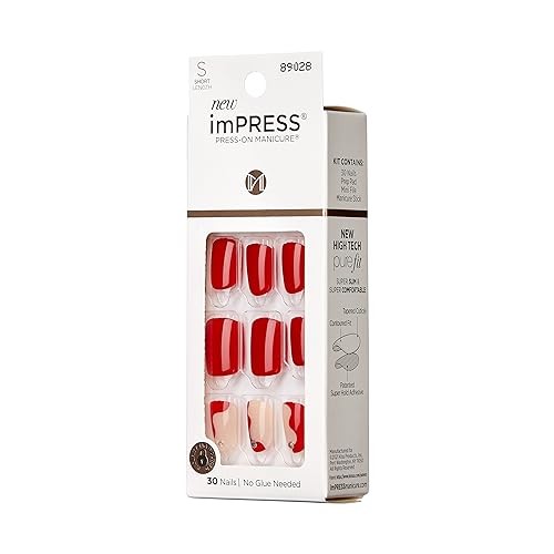 imPRESS Press On Nails 30 Count Salon Quality Easy Application Chip Proof