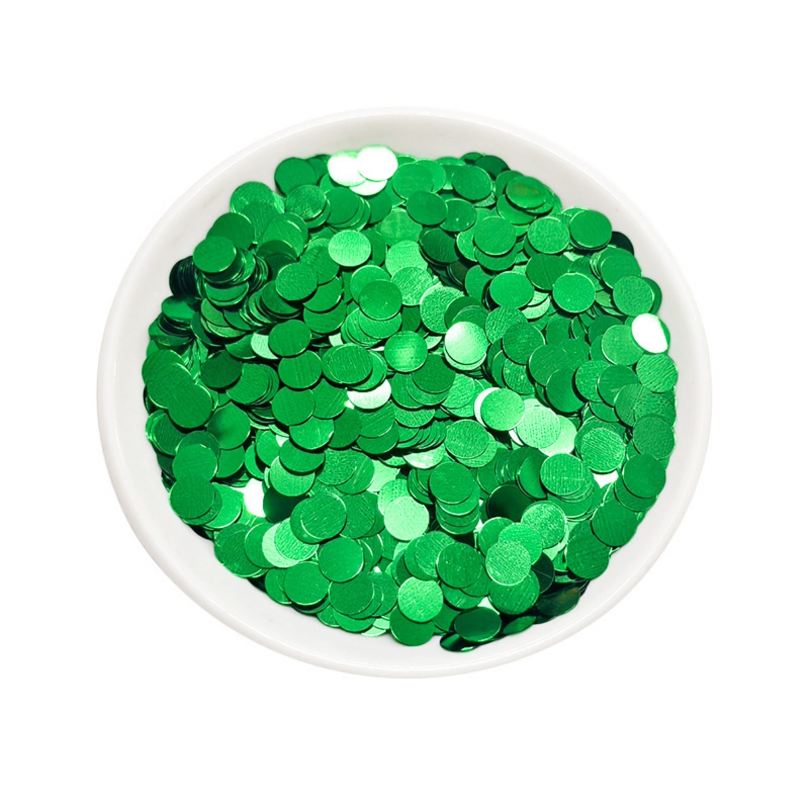 30/60gram Metallic Color Sequins Loose Flakes Round Dots 3-6mm Nail Art Tips