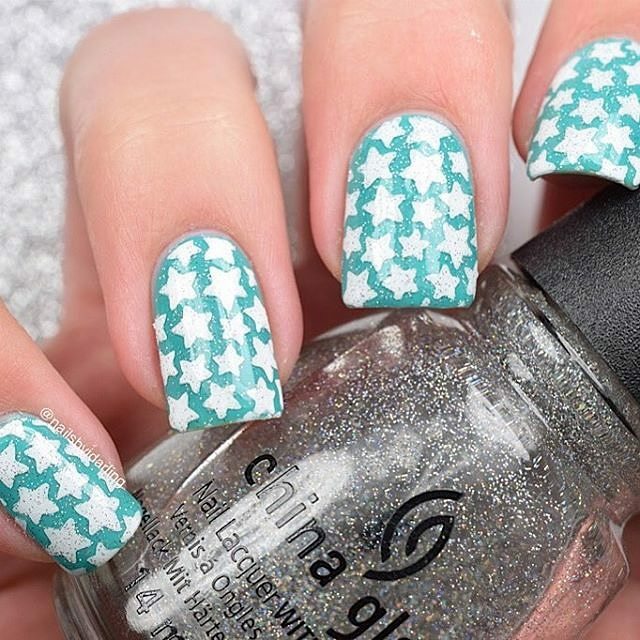 Stars Stencils for Nails, Galaxy Nail Stickers, Nail Art, Nail Vinyls