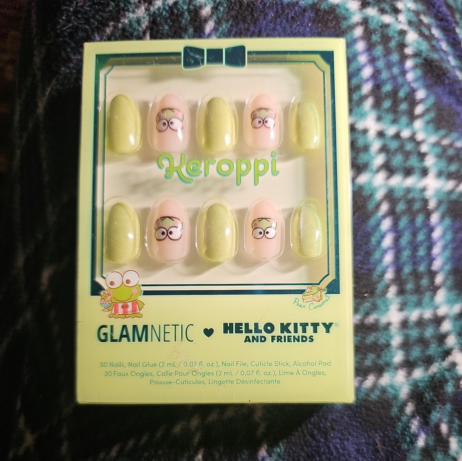 Glamnetic Nails Hello Kitty and Friends, Keroppi New