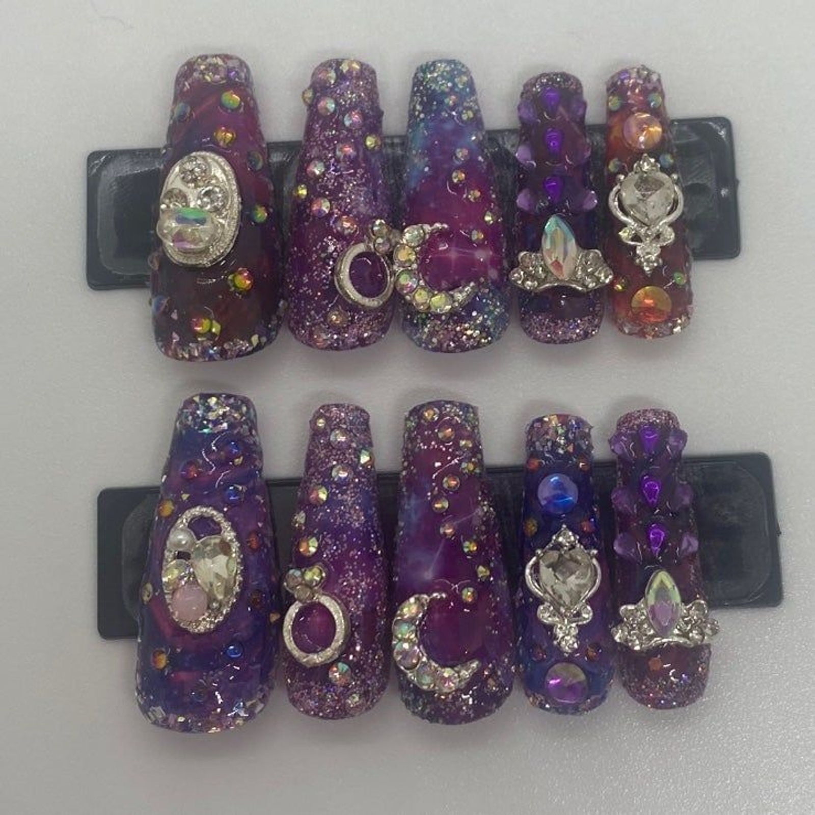 Galaxy Bling Press On Nail Set