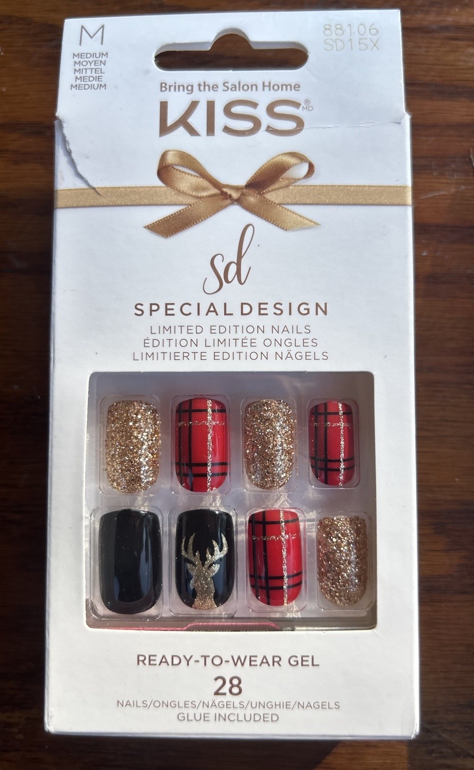 Kiss Special Design Ready-To-Wear Gel Nails #SD17X #SD14X #SD15X Limited Meduim