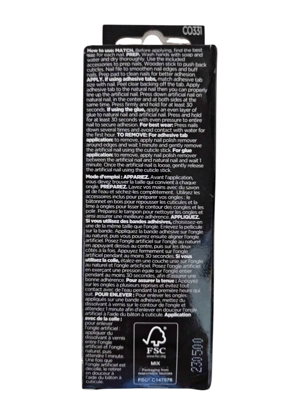 Sally Hansen SALON EFFECTS PERFECT MANICURE 24 COFFIN Nails MEET ME IN THE METAL