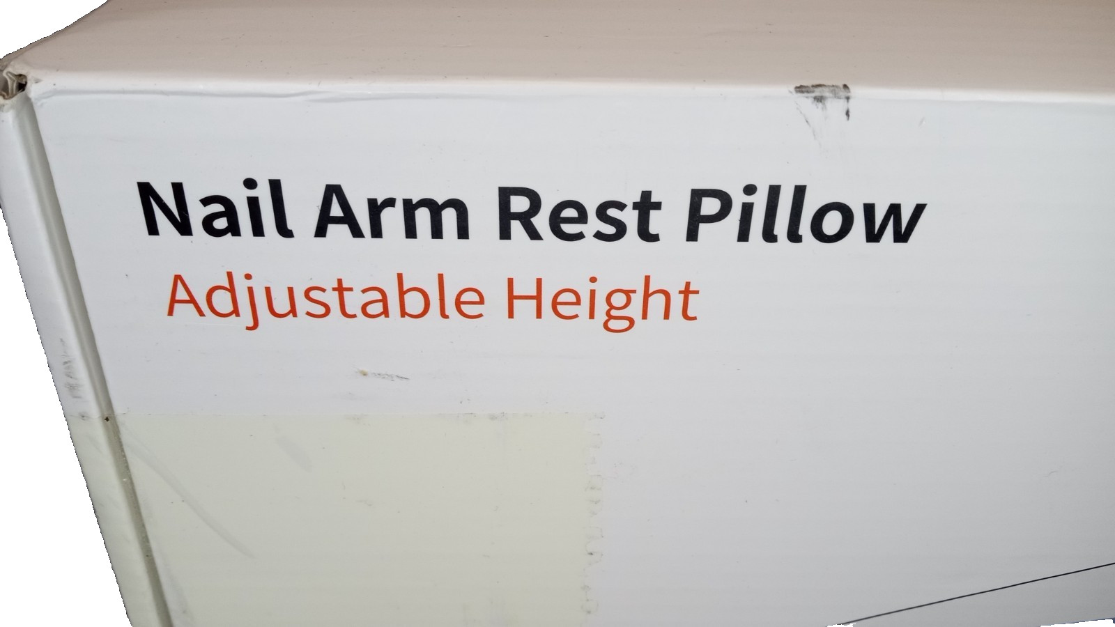Manicure Nail Arm Rest for Hand Height Adjustable Arm Rest Pillow White