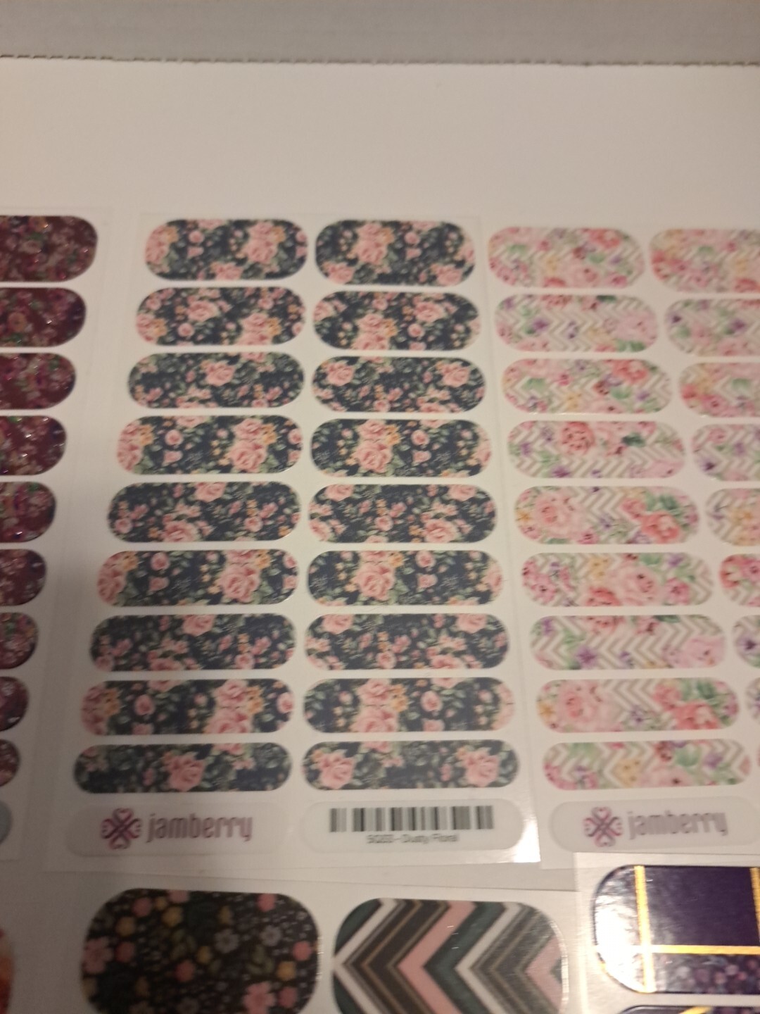 Jamberry Nail Wraps Lot of 10 Full Sheets Spring Florals