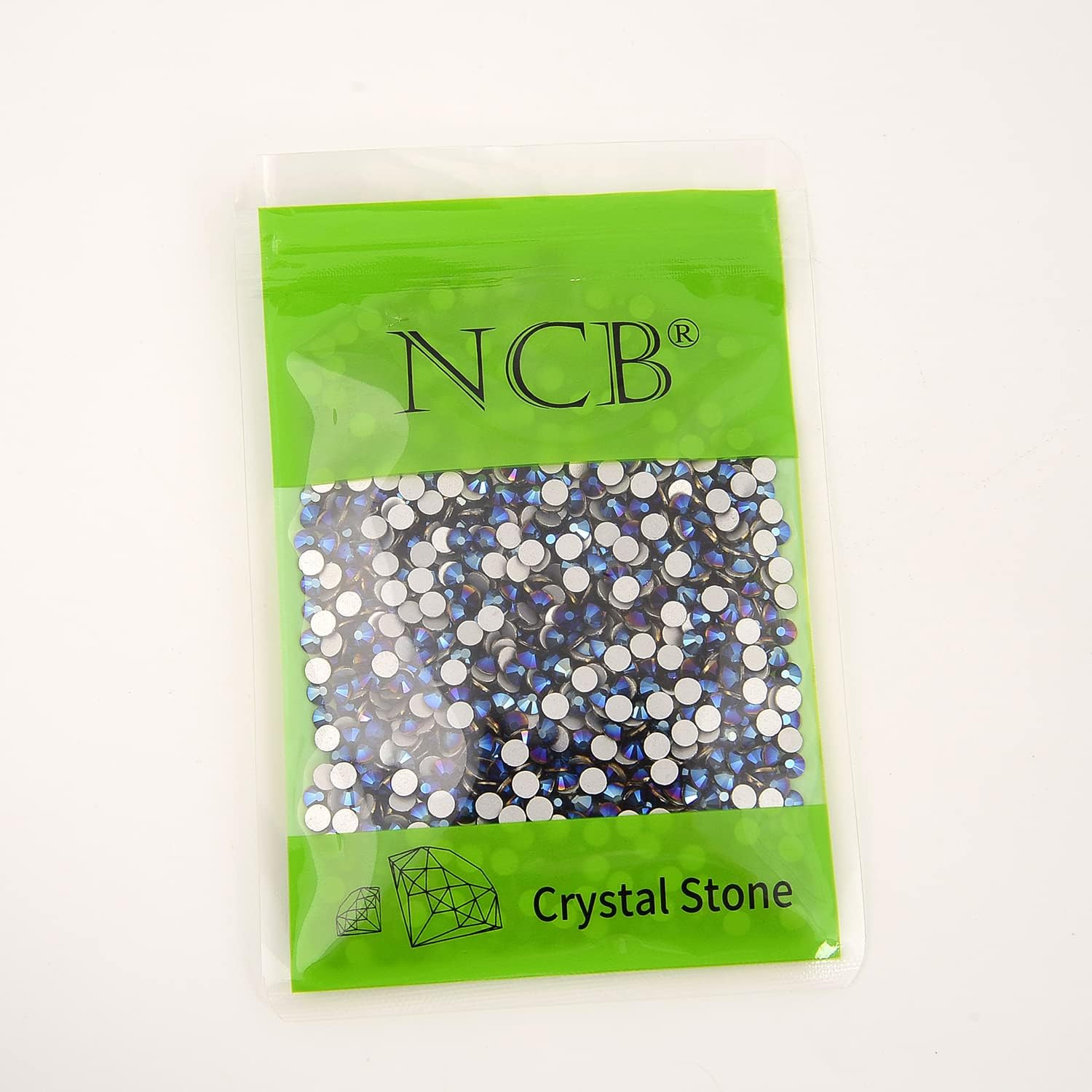Nancybeads 2000Pcs Flatback round Glass Nail Art Rhinestones Crystal for DIY Mak