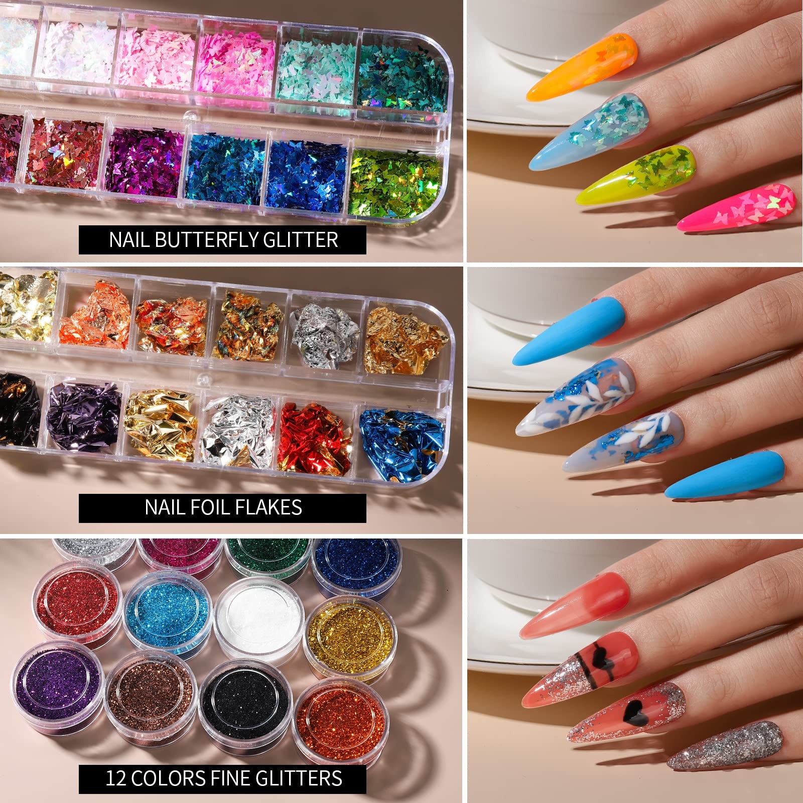 Nail Art Kit, Nail Art Brushes Set, Nail Design Kit Dotting Tools, F…