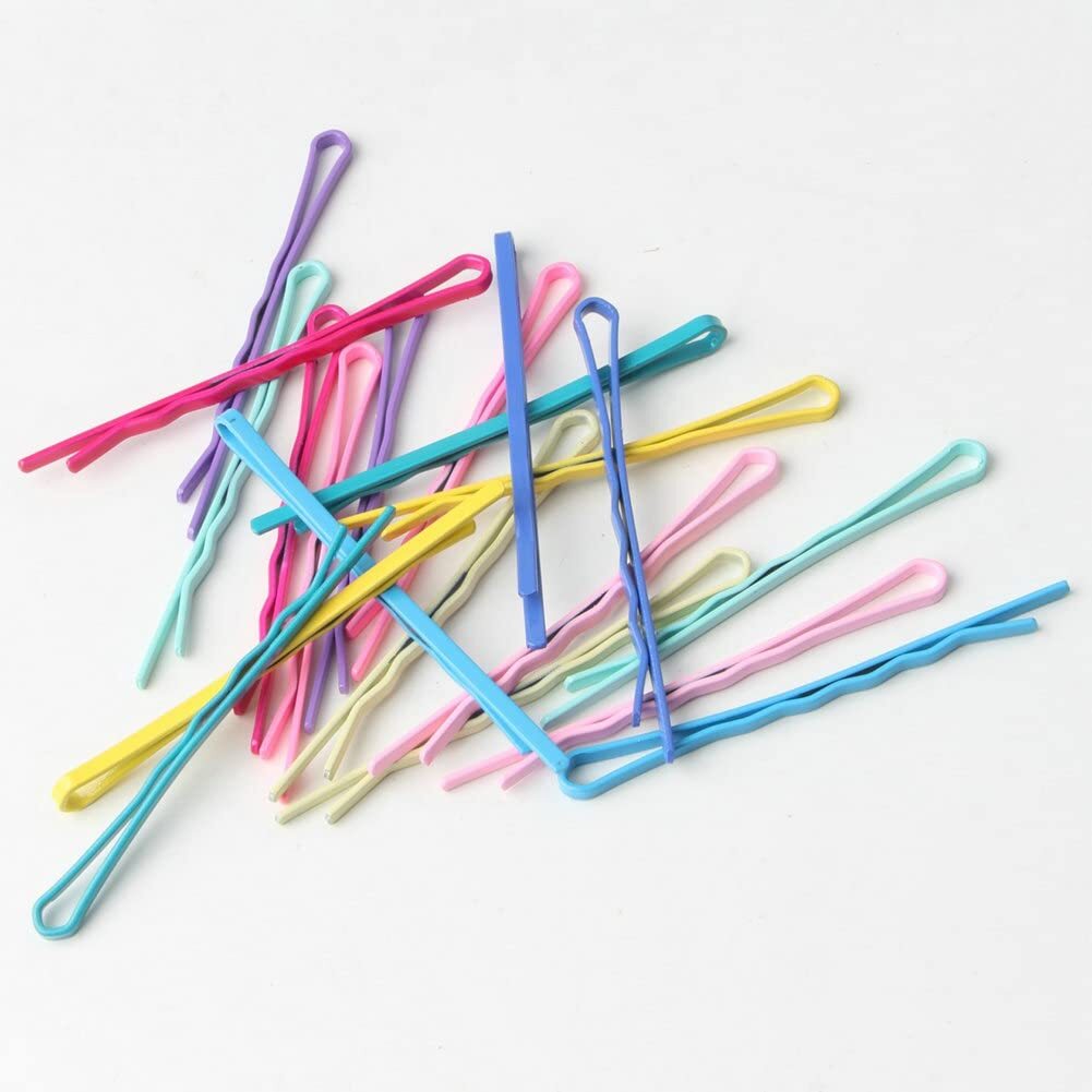 150 Pcs 2.2 Inch Mix Colorful Bobby Pin for Girls Multi-colored(2.2Inch)