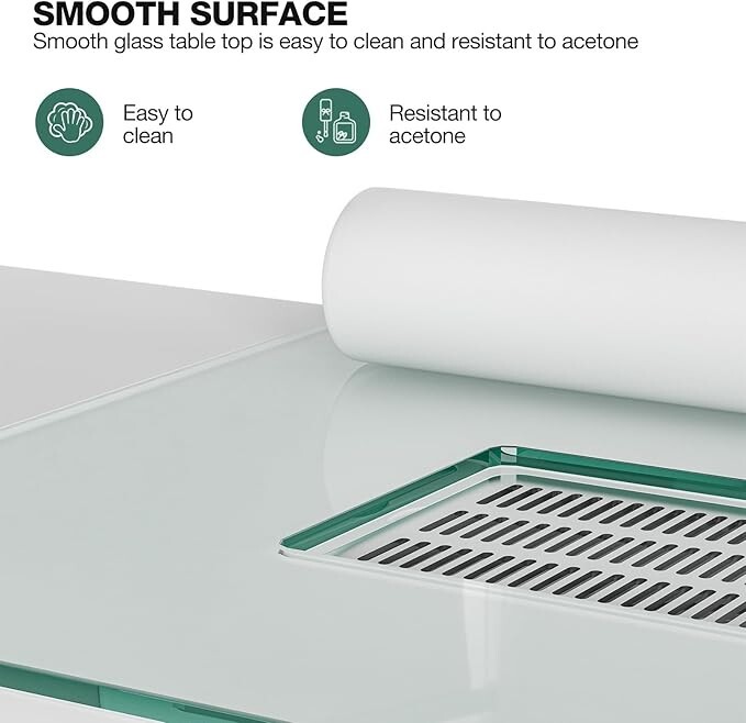 Manicure Table w/Dust Collector with FREE and FAST SHIPPING