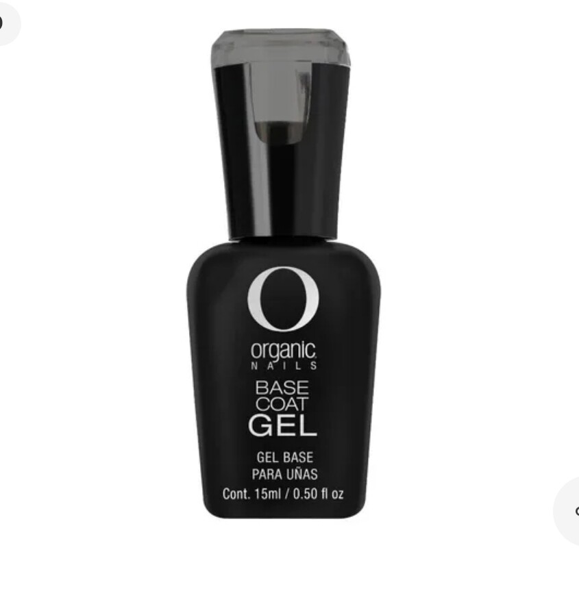 Organic Nails Base Coat Gel Base para Uñas 15 ml / 0.50 fl oz