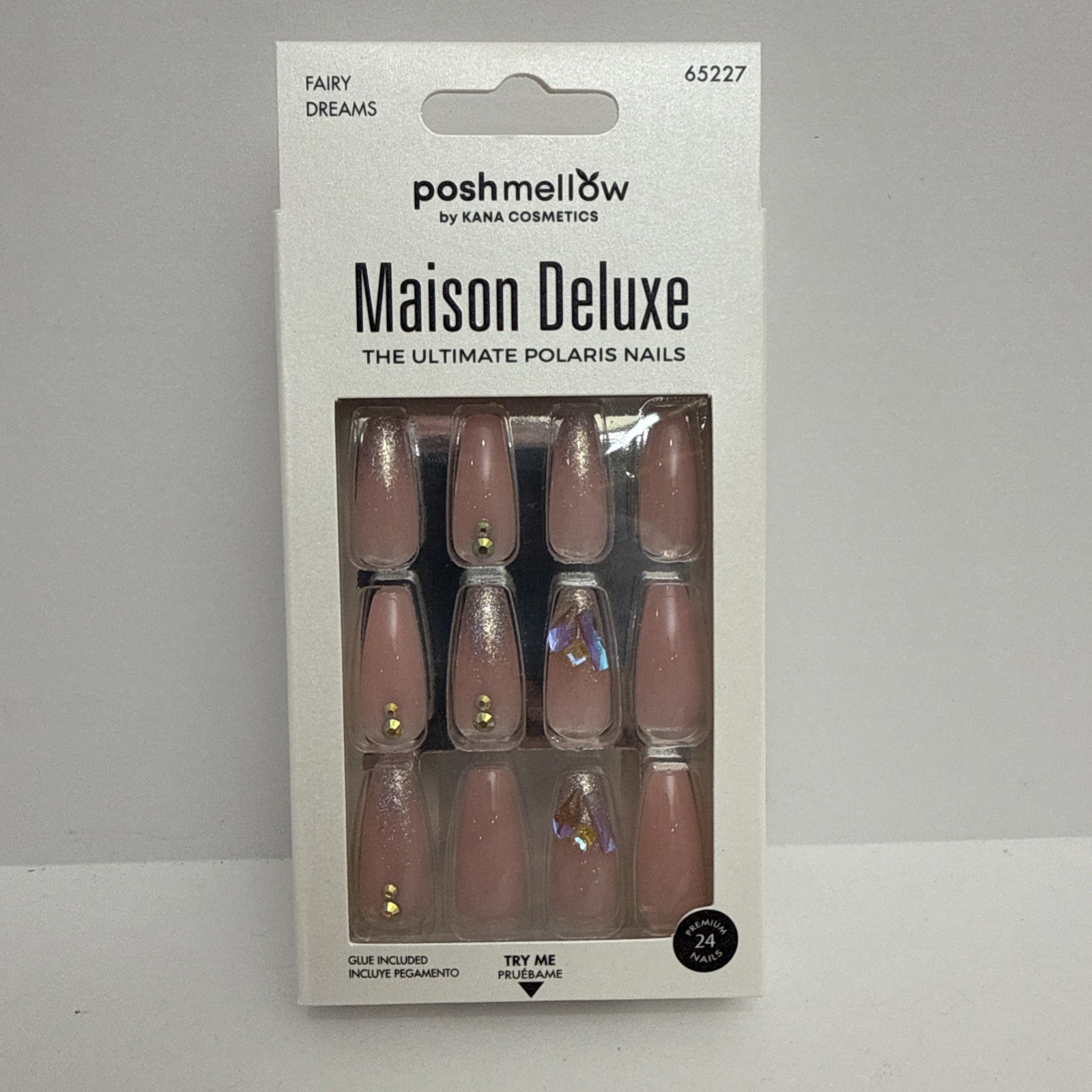 Poshmellow Maison Deluxe 24 Nails Glue Included – Fairy Dreams #65227