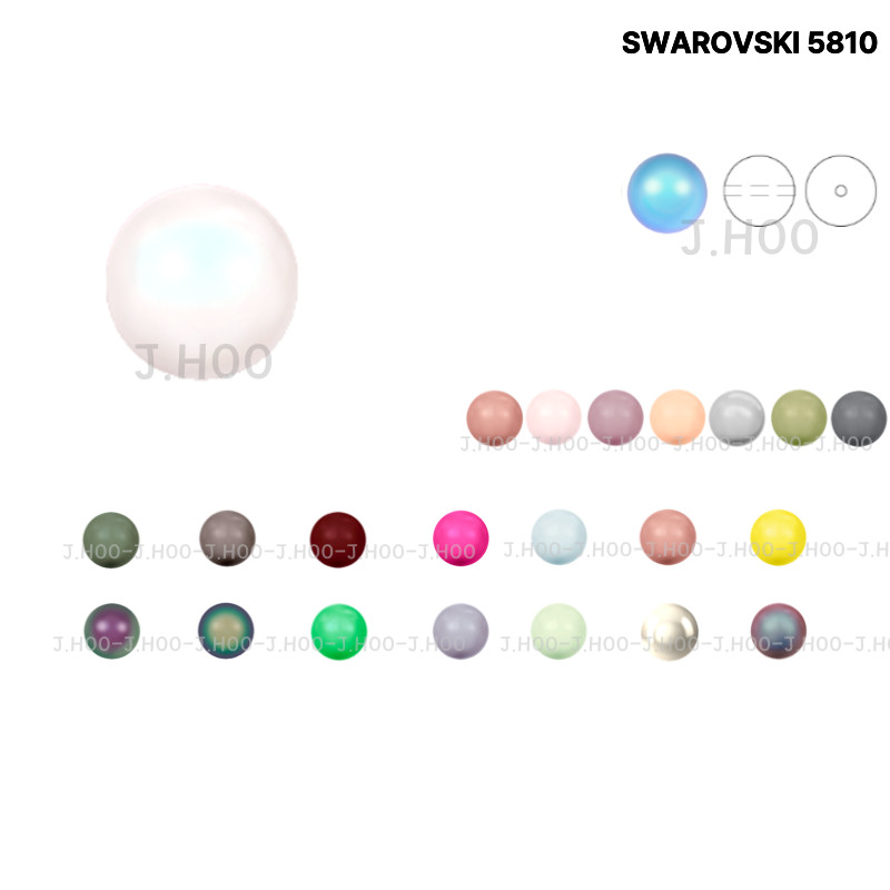 Swarovski 5810 Crystal Pearl 5mm Round Beads 20pcs for Nail Art DIY