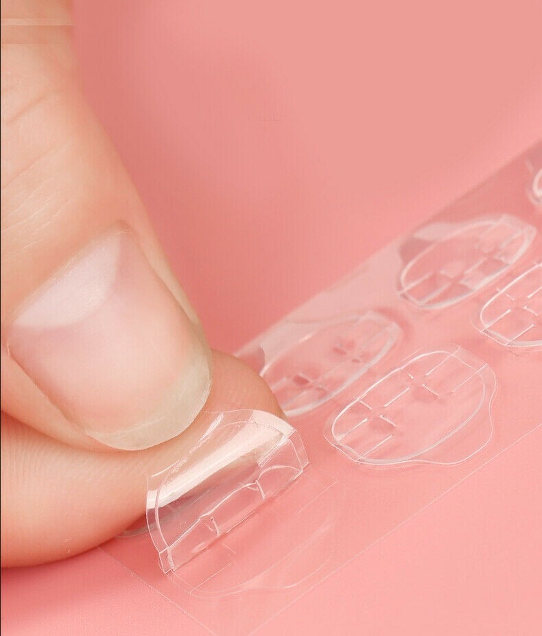 5 sheet Double-Sided Nail Glue Tape Sticker Adhesive Nail Tabs for Press on Tip