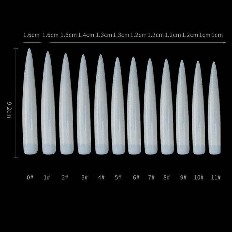 Cre8tion Special Shape – 17 Super Long Stiletto (Natural)