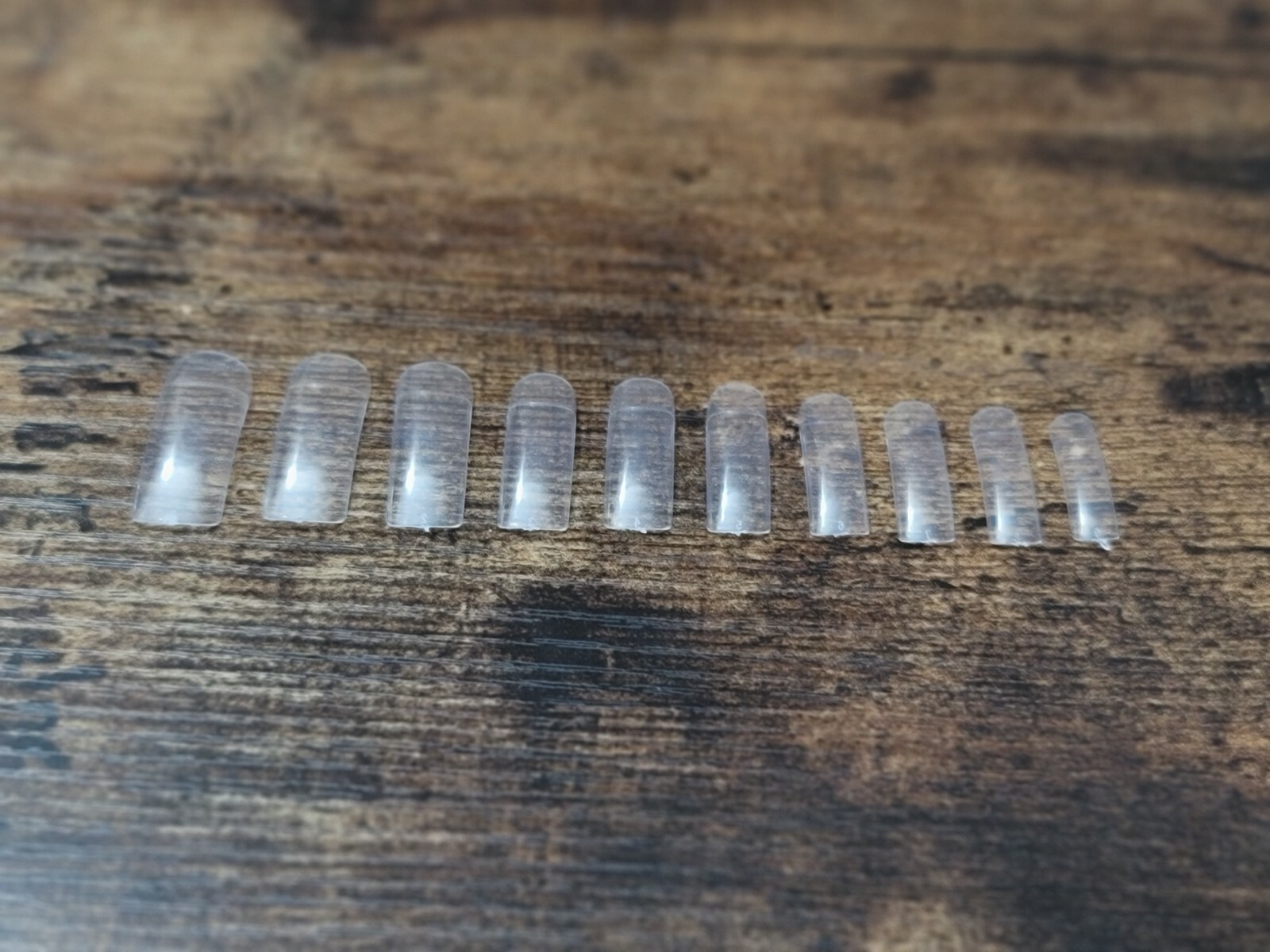 Tapered Square Clear Nail Tips 500pc nail decoration, nail extension