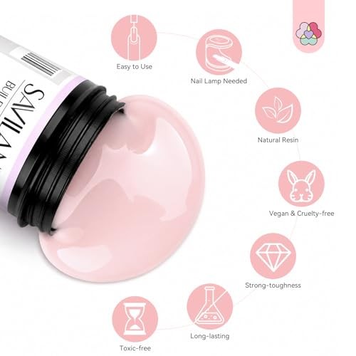 100 G Builder Gel for Nails – 3.5 oz Light Pink Nail A2 – Light Pink Gel