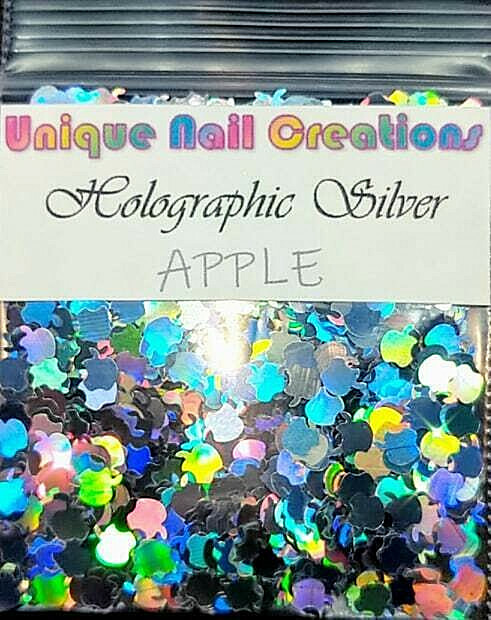 APPLE Shape Glitter🍎 You Choose 🍎Nail Art•Acrylic•Gel•Body Art•Face•Festival