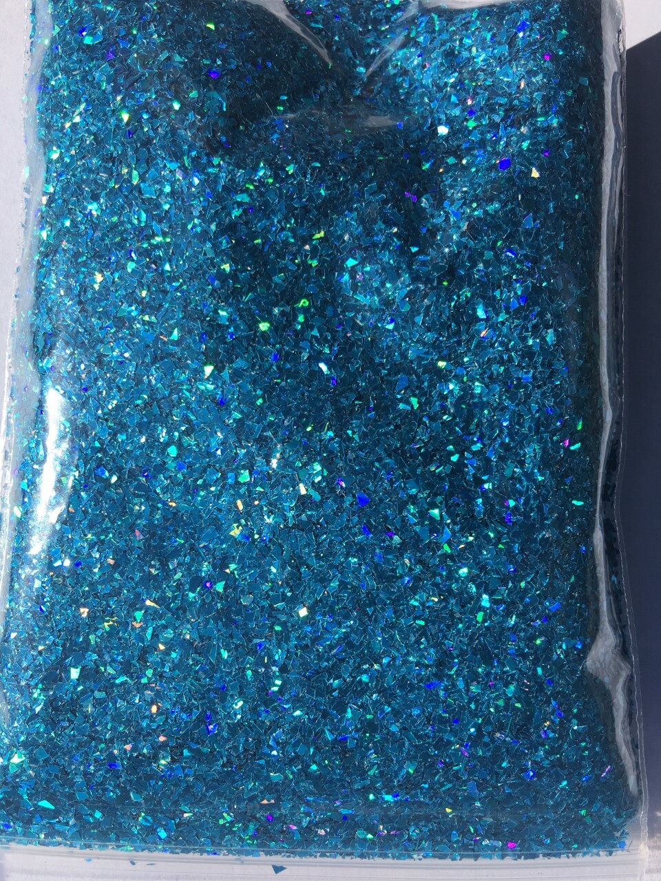 Solvent Resistant IRREGULAR shape Glitter(Ocean Blue) Nail Art Face Crafts 1TBsp