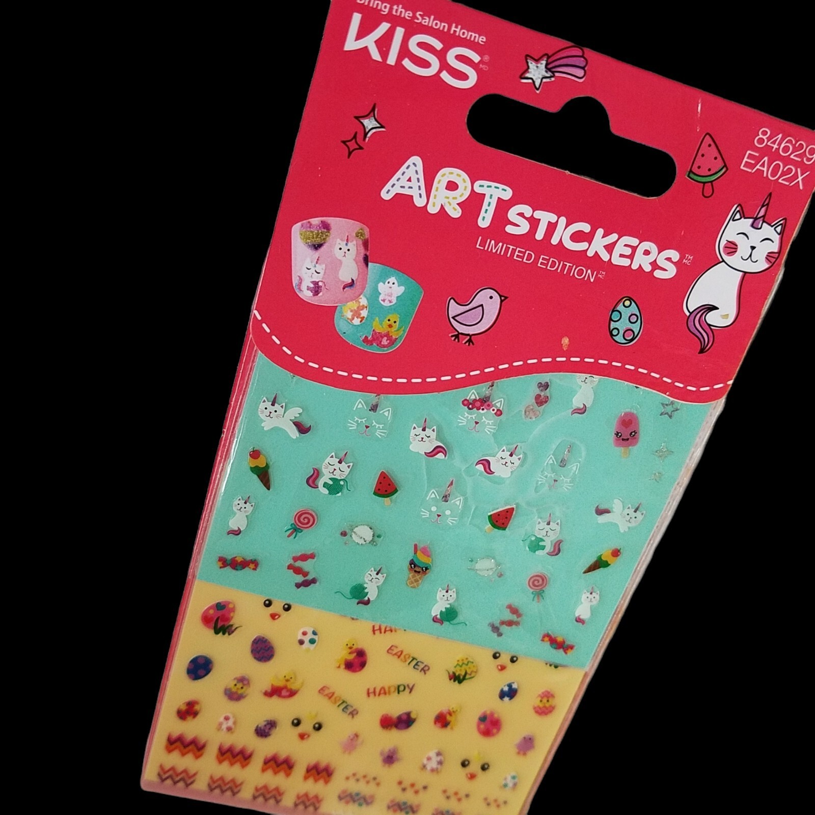 KISS Limited Edition EASTER HOLDAY ART STICKERS Flat Nail Art Decal Accessories