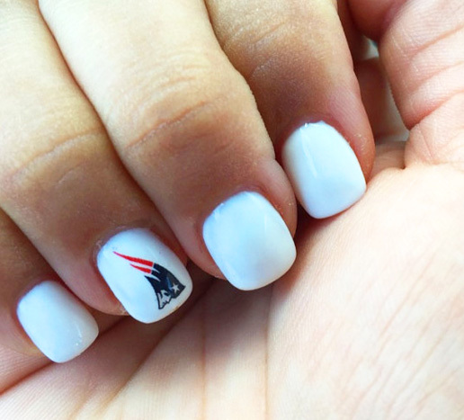 New England Patriots Nail Art Stickers Transfers Decals Set of 48 – A1310