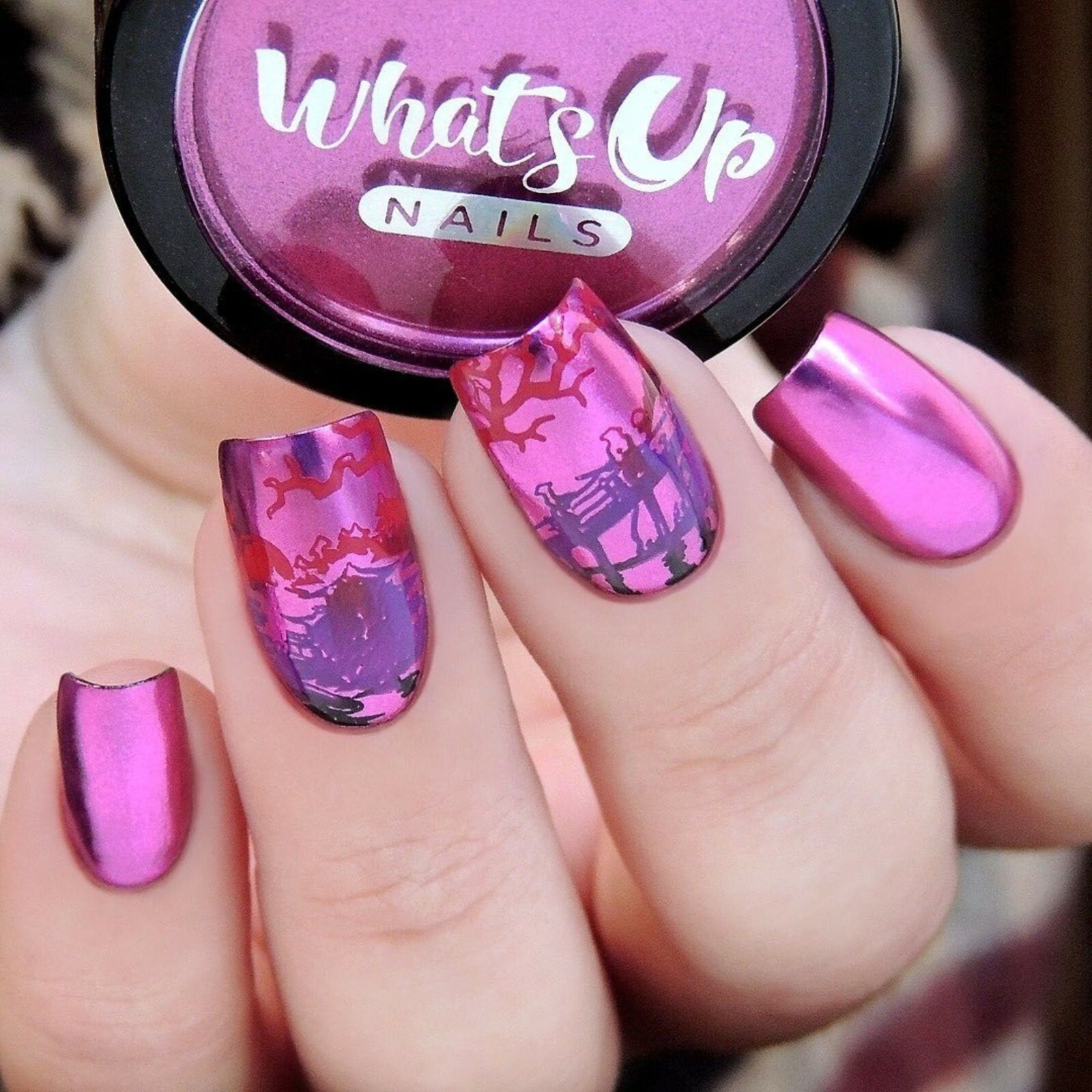 B051 I Just Want Sushi Stamping Plate For Stamped Nail Art Design