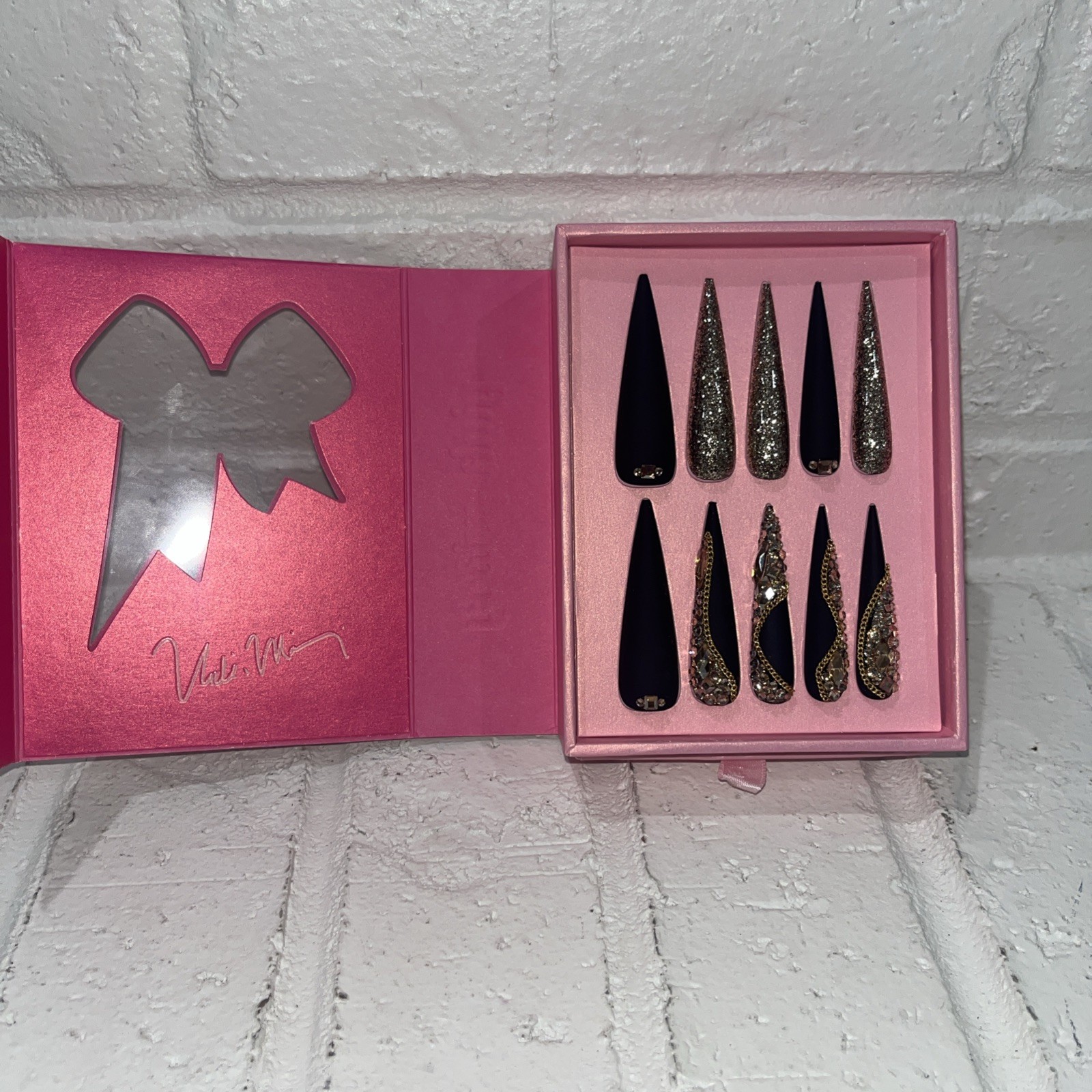 Pink Friday Nails Nicki Minaj Press On— Stiletto XXL