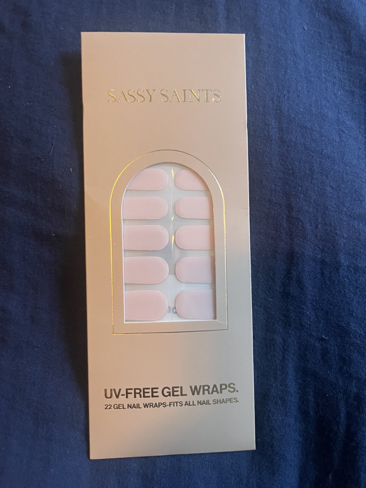 Sassy Saints UV Free Gel Nail Wraps- NEW Soft Tulle (QNL010126)