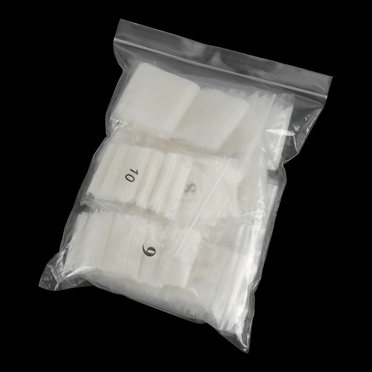 500Pcs XXL C Curve Nail Tips Extra Long Square Fake Nails Half Cover False Nails